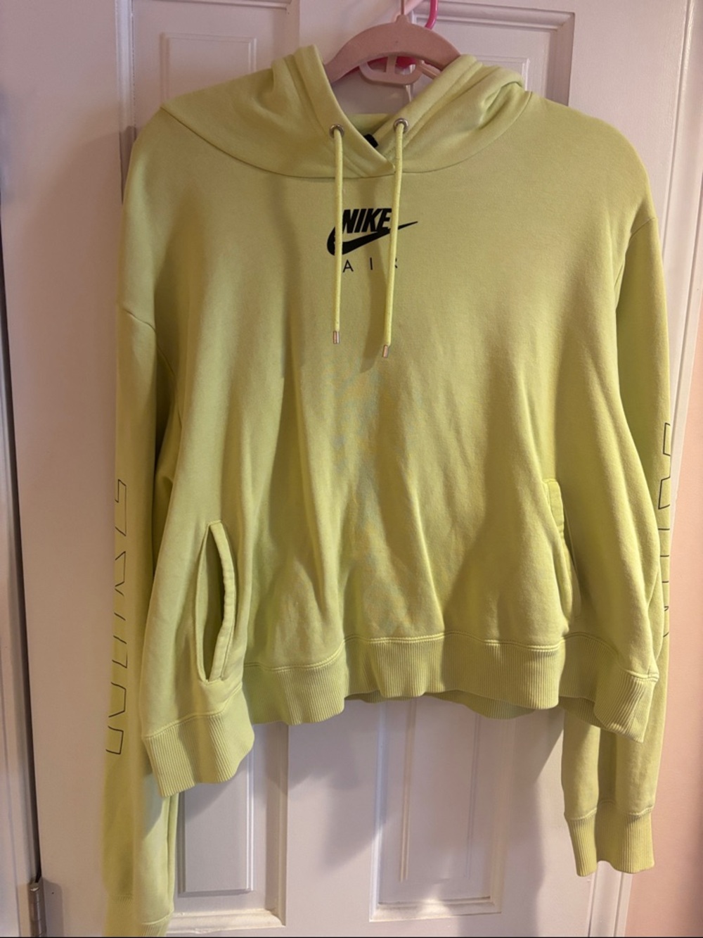 Nike Women’s Neon Yellow Pullover Hoodie